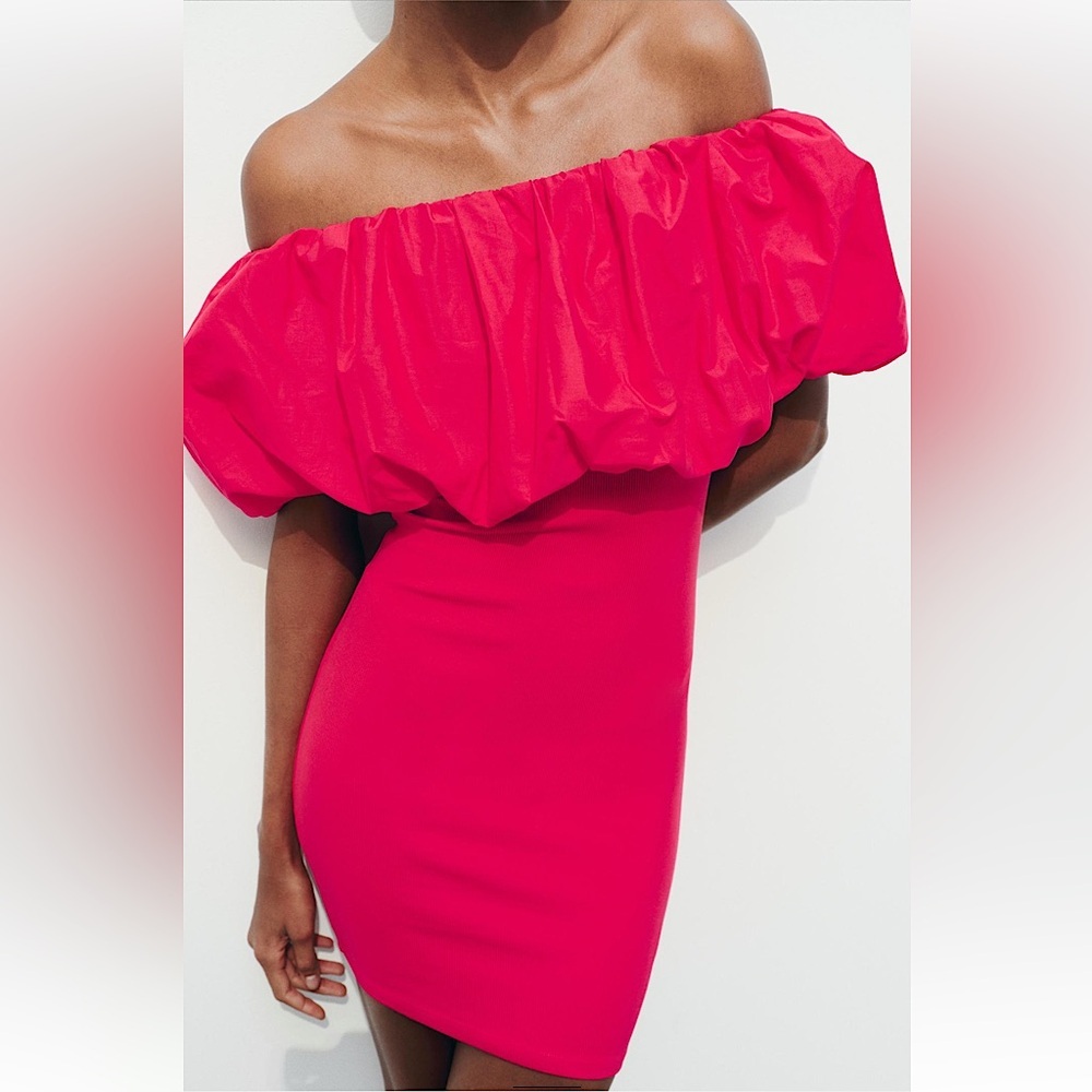Zara Off The Shoulder Dress